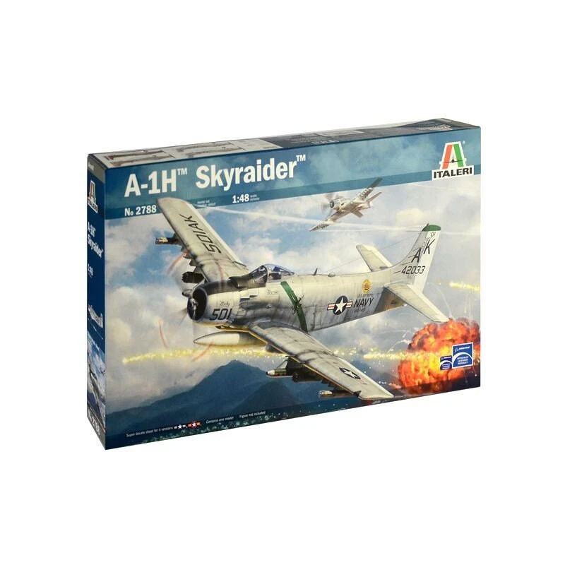 Italeri Maquette Avion A-1H Skyraider 1/48 3 Italeri Maquette Avion A-1H Skyraider 1/48