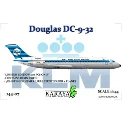Karaya Douglas DC-9-32 - PH-DNG Ville De Rotterdam, Ville PH-DNV De Varsovie, PH-DNW Ville De Moscou