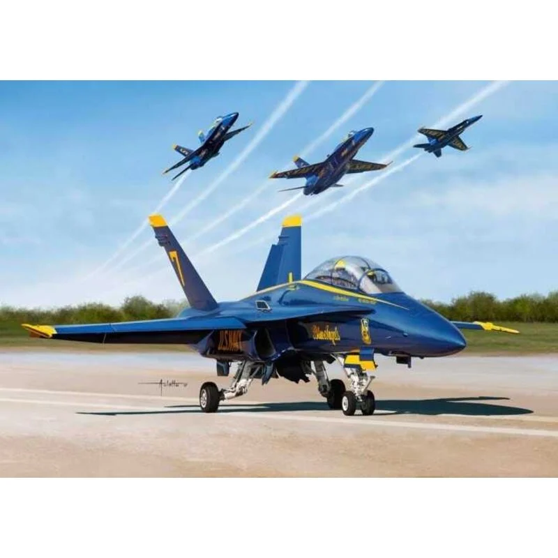 Kinetic Maquette Avion McDonnell-Douglas F / A-18A / B / C / D Blue Angels 2017 3 Kinetic Maquette Avion McDonnell-Douglas F / A-18A / B / C / D Blue Angels 2017