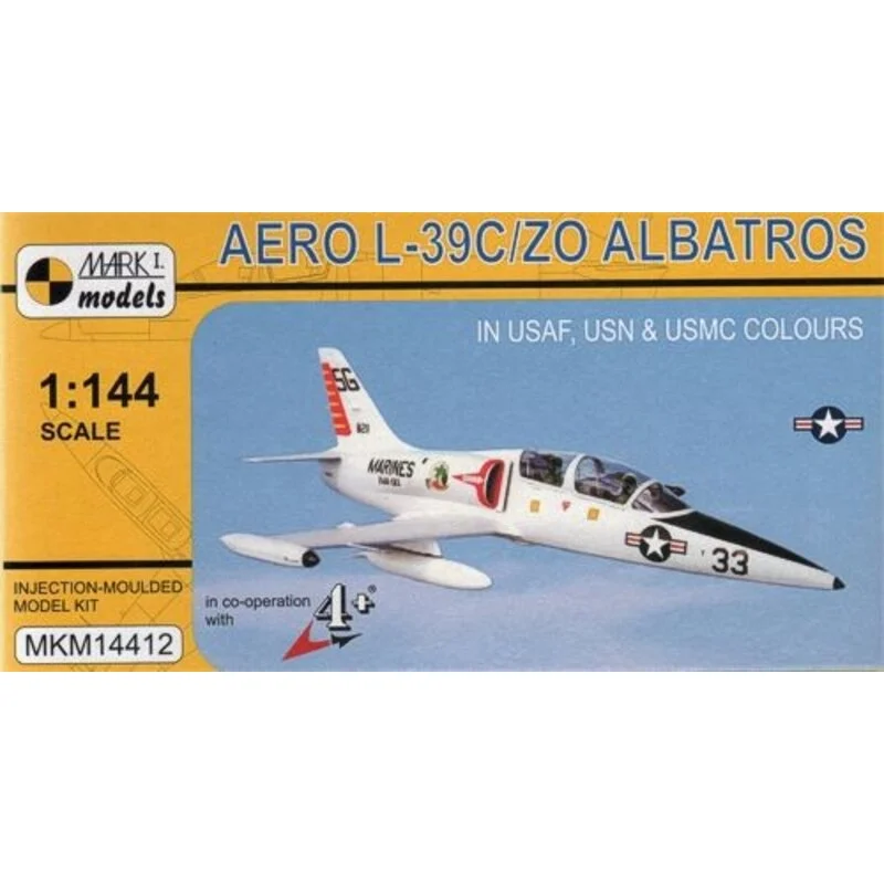 Maquette Avion Aero L-39C / L-39ZO Albatros In USAF & USN USMC Colours 1/144 - MARK I Models M14412 3 Maquette Avion Aero L-39C / L-39ZO Albatros In USAF & USN USMC Colours 1/144 - MARK I Models M14412