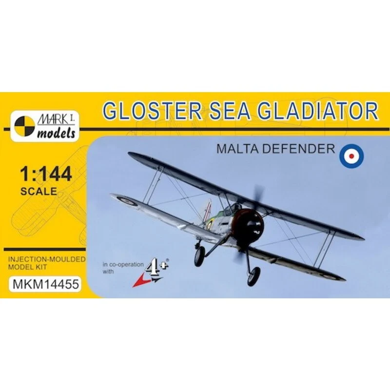 MARK I Models Maquette Avion Gloster Sea Gladiator 'Malta Defender' (décalcomanies RAF, FAA) 3 MARK I Models Maquette Avion Gloster Sea Gladiator 'Malta Defender' (décalcomanies RAF, FAA)