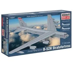 Minicraft Maquette Avion Boeing B-52H USAF (Nouveau Moule!) -Hasegawa Soldes minicraft mc14641 boeing b 52h usaf nouveau moule 1 1