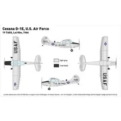 Miniwings Maquette Avion Cessna O-1 BIRD DOG / USAF Guerre Du Vietnam