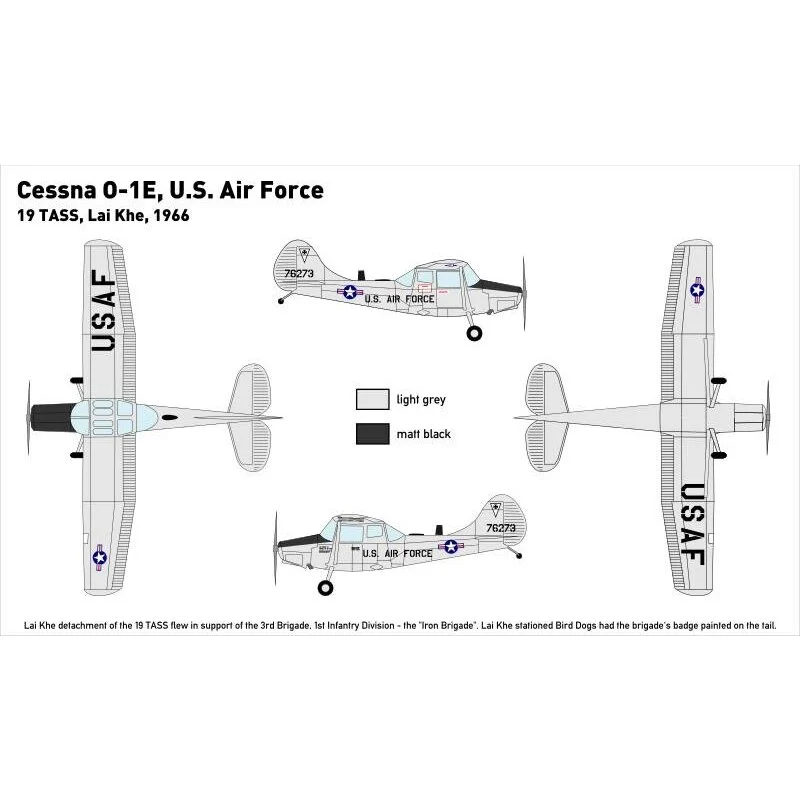 Miniwings Maquette Avion Cessna O-1 BIRD DOG / USAF Guerre Du Vietnam 3 Miniwings Maquette Avion Cessna O-1 BIRD DOG / USAF Guerre Du Vietnam