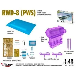 Mirage Hobby Maquette Avion RWD-8 (PWS) Avion D'entraînement De La Luftwaffe Ex Polisch Produktion -Hasegawa Soldes mirage hobby 4081406 rwd 8 pws avion d entrainement de la luftwaffe 1 2
