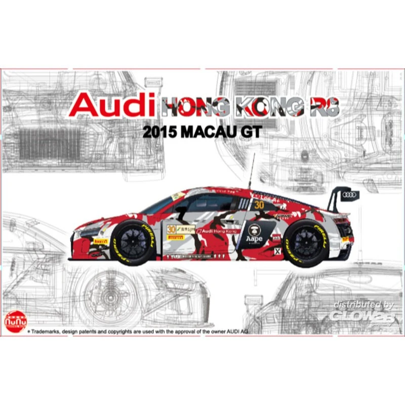 NUNU-BEEMAX Maquette Audi Hong Kong R8 2015 MACAO GT 3 NUNU-BEEMAX Maquette Audi Hong Kong R8 2015 MACAO GT