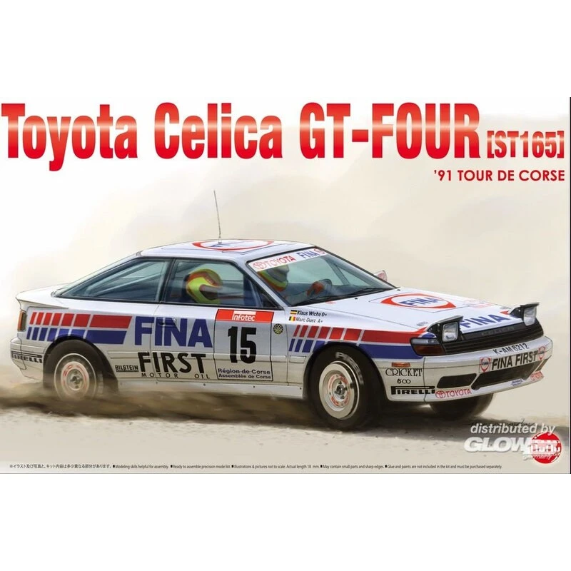NUNU-BEEMAX Maquette TOYOTA CELICA GT-FOUR (ST165) '91 Tour De Corse Fina 3 NUNU-BEEMAX Maquette TOYOTA CELICA GT-FOUR (ST165) '91 Tour De Corse Fina