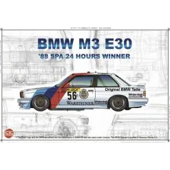 NUNU-BEEMAX Maquette Vainqueur Des 24 Heures De La BMW M3 E30 '88 Spa