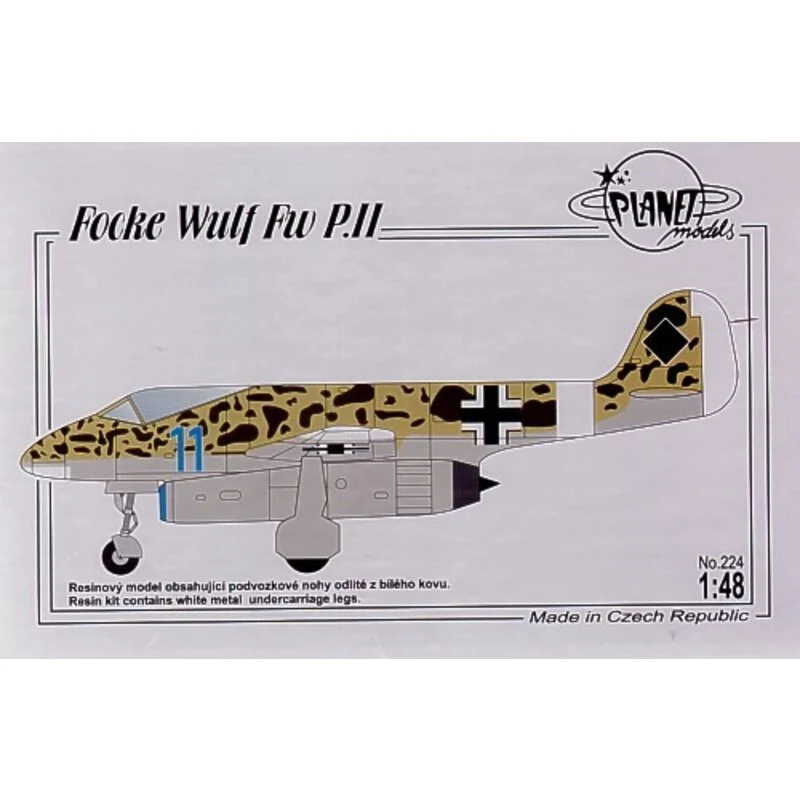 Planet Models Maquette Avion Focke Wulf P.II 3 Planet Models Maquette Avion Focke Wulf P.II