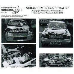 Renaissance Maquette Subaru Impreza Wrx Lietaer Ypres Crack 1998