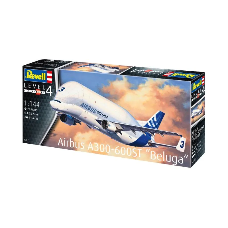 Revell Maquette Avion Airbus A300-600st "beluga" 7 Revell Maquette Avion Airbus A300-600st "beluga" – Image 5