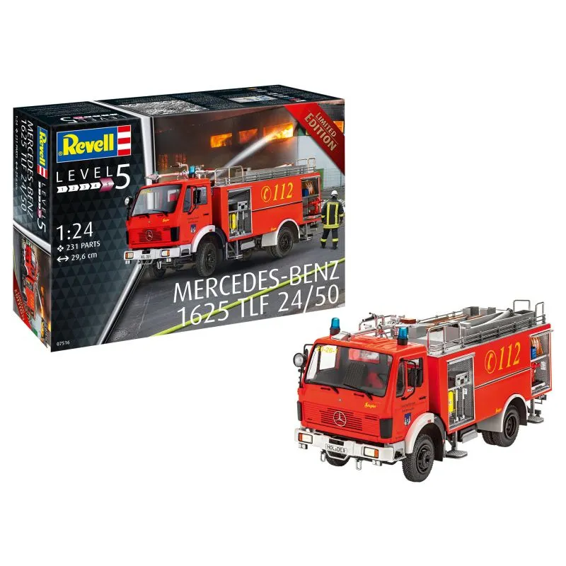 Revell Maquette Camion Mercedes-benz 1625 Tlf 24/50 3 Revell Maquette Camion Mercedes-benz 1625 Tlf 24/50