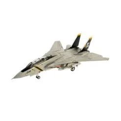 Revell Maquette Avion F 14A Tomcat Model Set -Hasegawa Soldes revell reve64021 f 14a tomcat model set 1