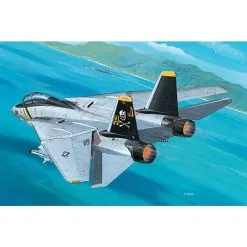 Revell Maquette Avion F 14A Tomcat Model Set -Hasegawa Soldes revell reve64021 f 14a tomcat model set 5