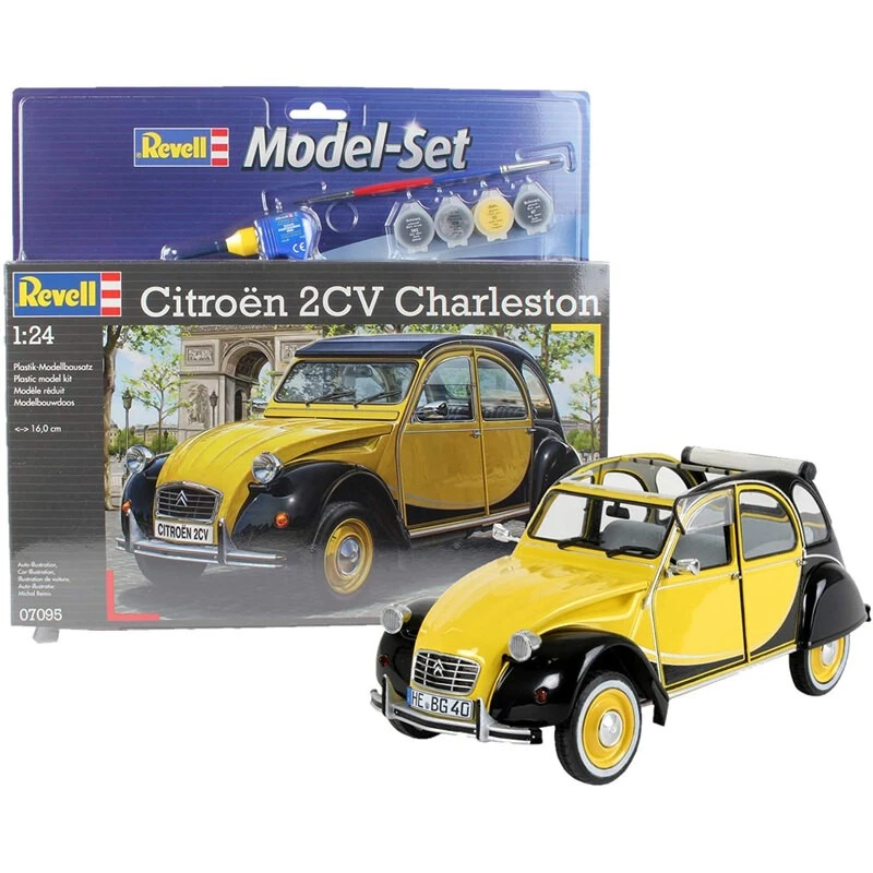 Revell Citroen 2Cv Model Set - Coffret Contenant La Maquette, Les Peintures, Pinceau Et Colle 3 Revell Citroen 2Cv Model Set - Coffret Contenant La Maquette, Les Peintures, Pinceau Et Colle