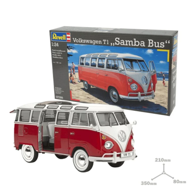 Revell Maquette Camion VW Combi T1 Samba Bus 5 Revell Maquette Camion VW Combi T1 Samba Bus – Image 3