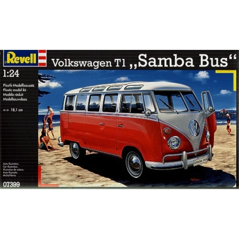 Revell Maquette Camion VW Combi T1 Samba Bus 6 Revell Maquette Camion VW Combi T1 Samba Bus – Image 4
