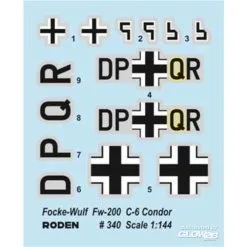 Roden Maquette Avion Condor Focke-Wulf FW200C-6 7 Roden Maquette Avion Condor Focke-Wulf FW200C-6 -Hasegawa Soldes roden 1070340 condor focke wulf fw200c 6 2