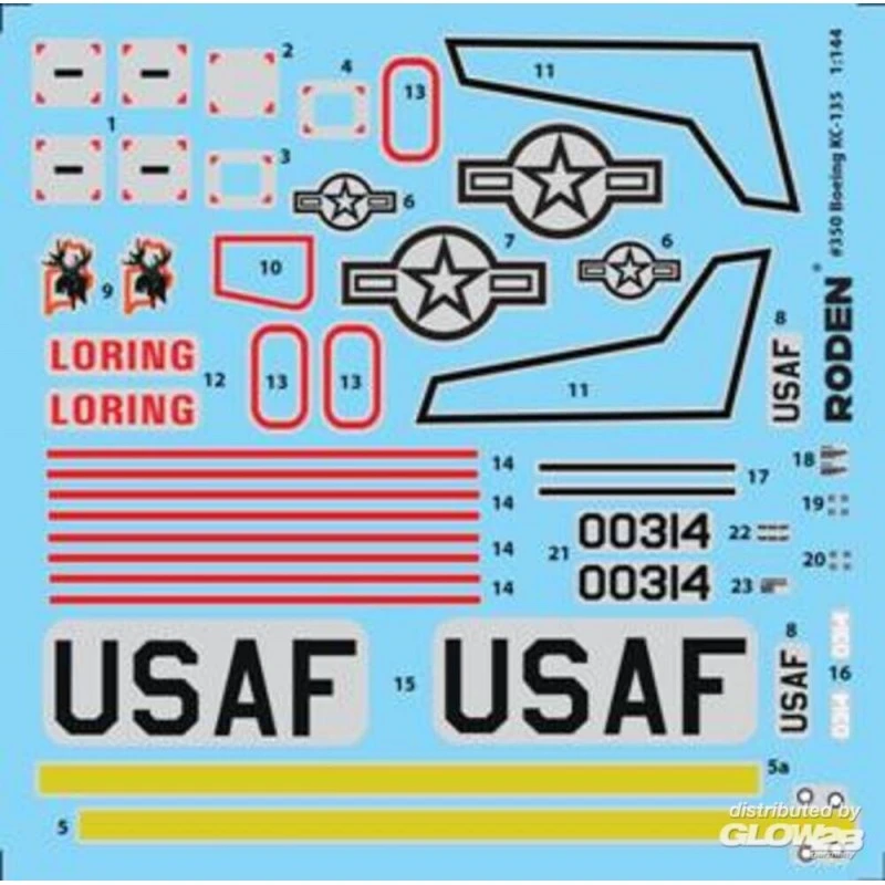 Roden Maquette Avion Boeing KC -135 4 Roden Maquette Avion Boeing KC -135 – Image 2