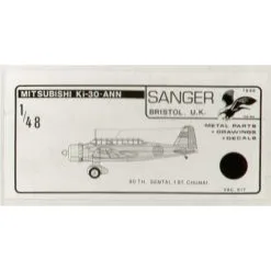 Sanger Maquette Avion Mitsubishi Ki-30 Ann