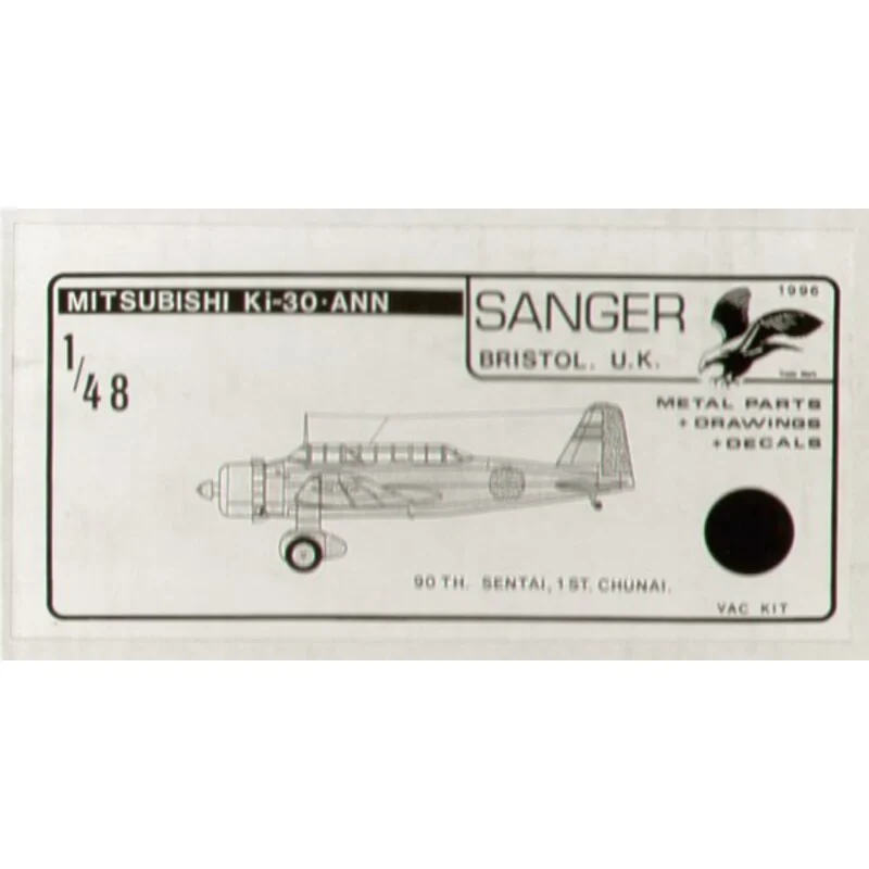 Sanger Maquette Avion Mitsubishi Ki-30 Ann 3 Sanger Maquette Avion Mitsubishi Ki-30 Ann