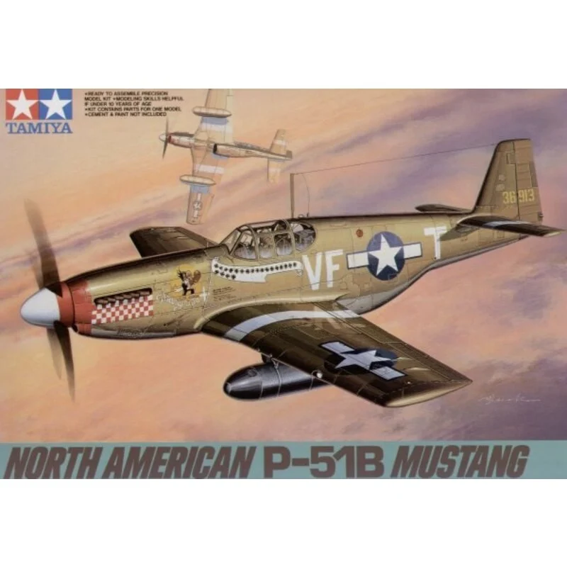 Tamiya Maquette Avion North American P-51B Mustang 4 Tamiya Maquette Avion North American P-51B Mustang – Image 2