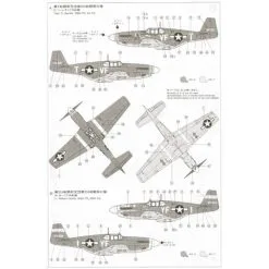 Tamiya Maquette Avion North American P-51B Mustang 7 Tamiya Maquette Avion North American P-51B Mustang -Hasegawa Soldes tamiya ta61042 north american p 51b mustang 2