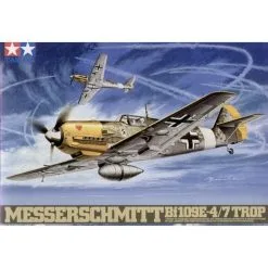 Tamiya Maquette Avion Messerschmitt Bf 109E-4/7 -Hasegawa Soldes tamiya ta61063 messerschmitt bf 109e 4 7 1
