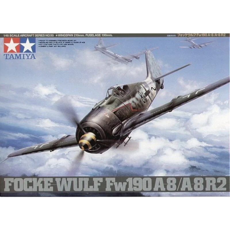 Tamiya Maquette Avion Focke Wulf Fw 190A-8/A-8R2 3 Tamiya Maquette Avion Focke Wulf Fw 190A-8/A-8R2