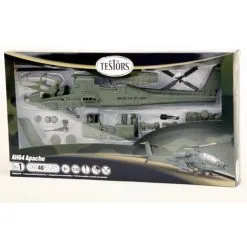 TESTORS Maquette Hélicoptère Apache Helicopter 1/32