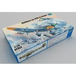 Trumpeter Maquette Avion Junkers Ju-87D-5 Stuka -Hasegawa Soldes trumpeter 95t02424 junkers ju 87d 5 stuka 3
