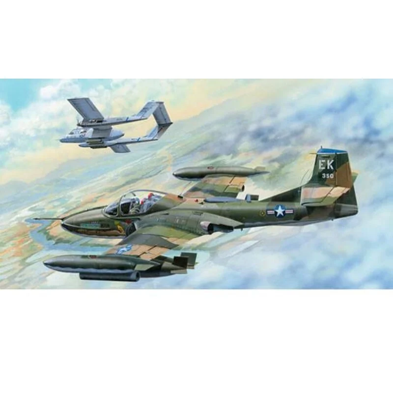 Trumpeter Maquette Avion Us A-37b Libellule 4 Trumpeter Maquette Avion Us A-37b Libellule – Image 2