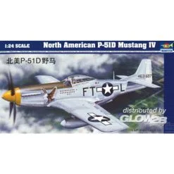 Trumpeter Maquette Avion North American P-51D Mustang IV -Hasegawa Soldes trumpeter tu02401 north american p 51d mustang iv 1 2
