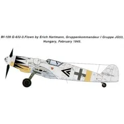 Trumpeter Maquette Avion Messerschmitt Bf 109G-6 Version Tardive -Hasegawa Soldes trumpeter tu02408 messerschmitt bf 109g 6 version tardive 1 2