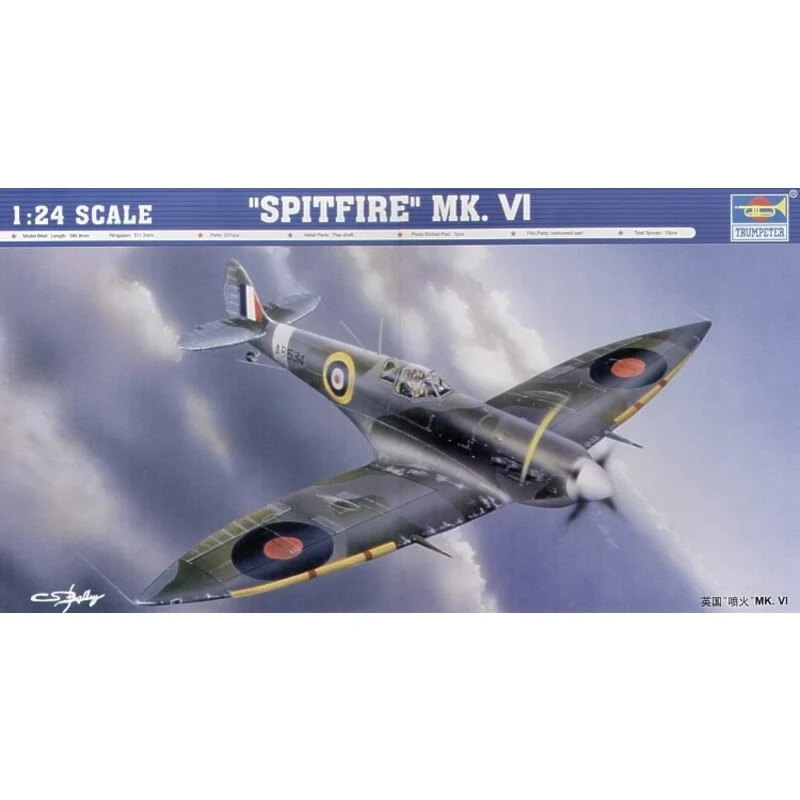 Trumpeter Maquette Avion Supermarine Spitfire Mk.VI 2 Trumpeter Maquette Avion Supermarine Spitfire Mk.VI