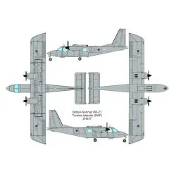 Valom Maquette Avion Insulaire à Turbine Britten-Norman BN-2T (RAF) -Hasegawa Soldes valom val48012 insulaire a turbine britten norman bn 2t raf 3