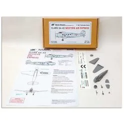 Welsh Models De Retour En Stock! General-Aviation Clark GA-43 En Livrée Express Western Air. Kit De Résine Complet Avec Des Décalques De Cran