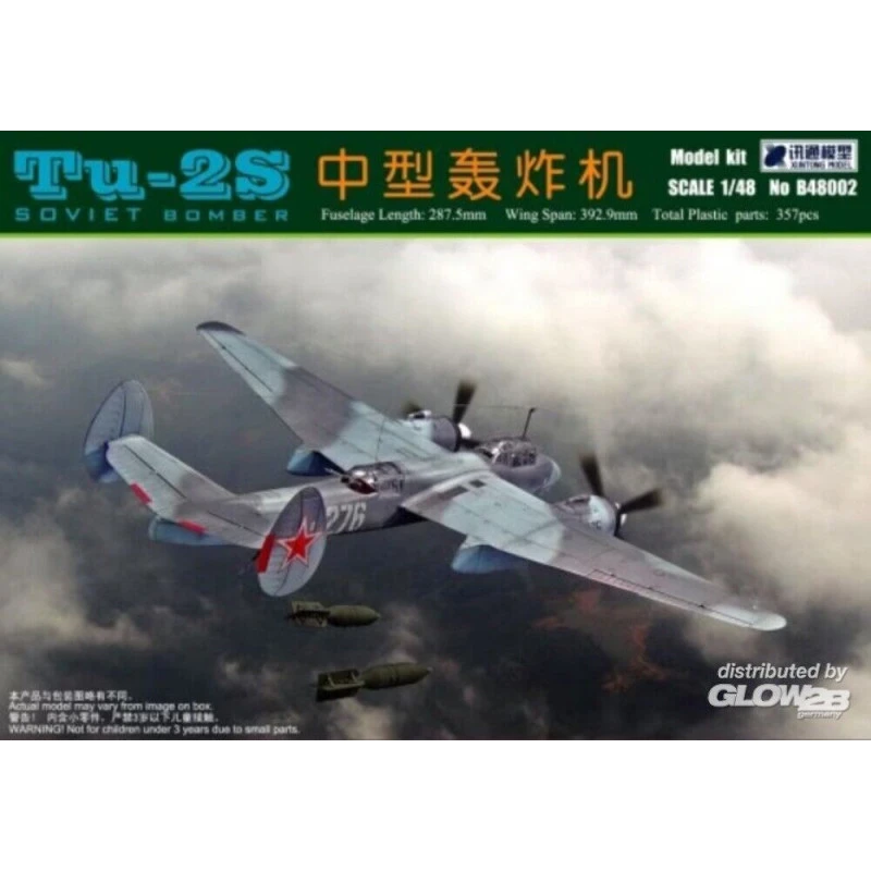 Xuntong Model Maquette Avion Tu 2S Soviet Medium Bomber 3 Xuntong Model Maquette Avion Tu 2S Soviet Medium Bomber
