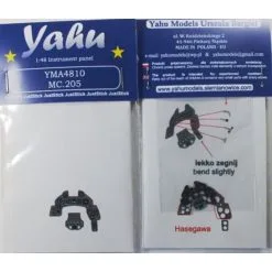 Yahu Models Tableaux De Bord Macchi M.c.205 Veltro Photodécoupe. Coloré. Prêt à Tenir Dans Un Modèle (JustStick) (conçu Pour être Utilisé Av